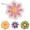 Door Carpet Floor Cute Non-slip Decorative Pashmina Flower Shape Mat Absorbent Bath Rug Bathmat for Daily Use