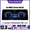 New ID8 UI Car Radio Video Player Multimedia GPS Navigation 12.3 Inch IPS Android 14 For BMW 5 Series E60 E61 CCC CIC System