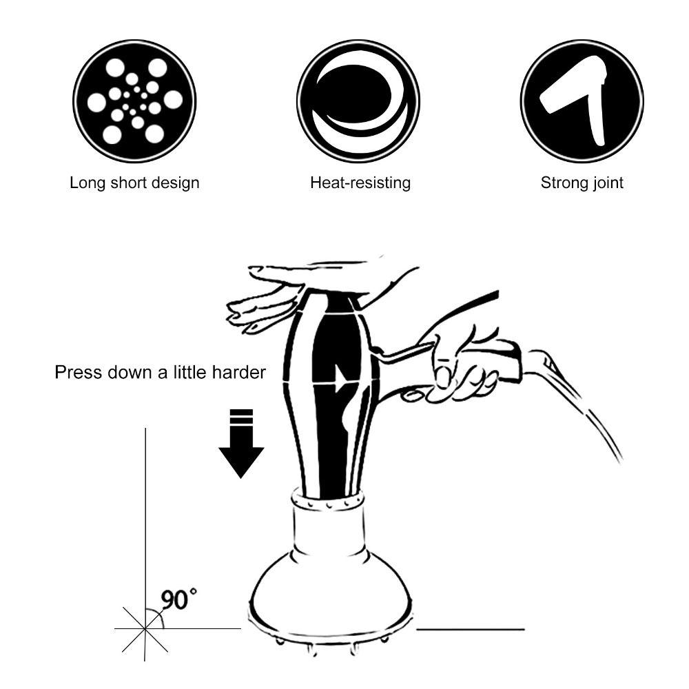 Silicone Hairdryer Diffuser Cover Hairdressing Curly Styling Tools Fitting Blow Dryer  Salon