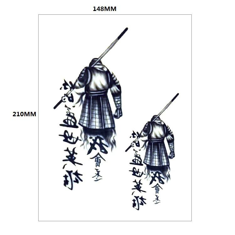 

Красивая женщина в стиле панк, костюм, имитация татуировки, цветной узор, цветок, рука, перенос воды, водонепроницаемая татуировка-наклейка 148*210MM