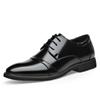 Autumn leather shoes men's business dress leather shoes cowhide velvet thermal shoes men's lace-up breathable men's shoes