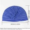 New Women Solid Color Hijab Turban Cancer Beanie Bonnet Inner Hijabs Cap Hair Loss Chemo Hat Elastic Head Cap Muslim Indian Hat