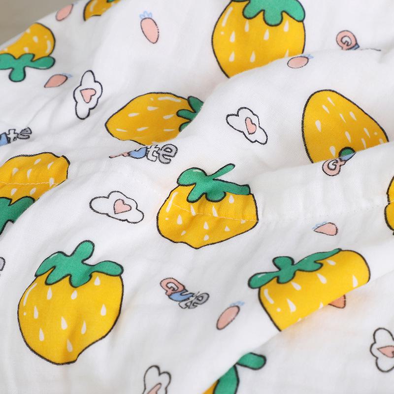 Newborn Six-Layer Cotton Gauze Bath Towel & Swaddle Blanket