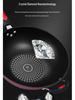 German Crystal Non-Stick Oilless Wok: Smoke-Free Flat Bottom Stir-Fry Pan for Induction & Gas Stoves.