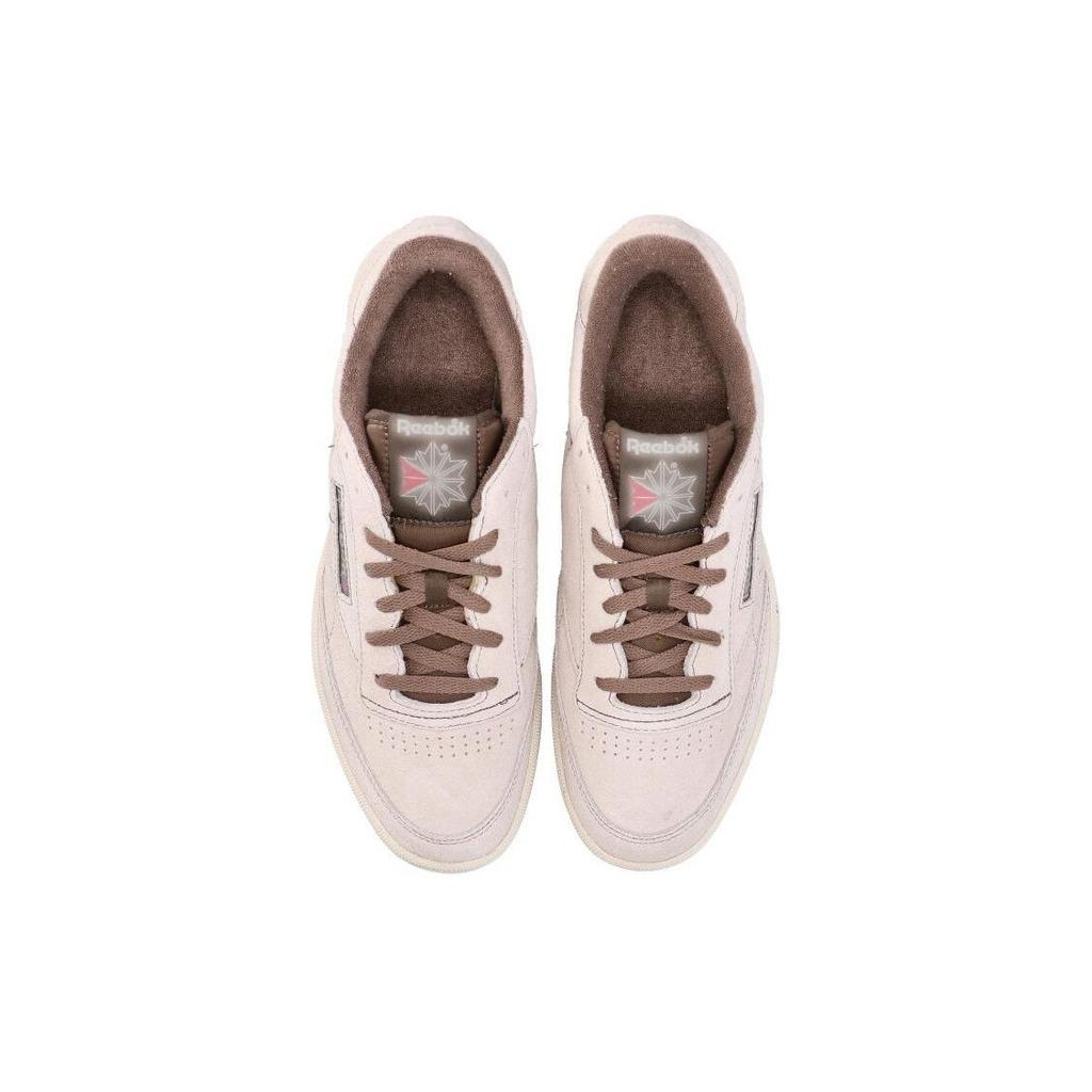 Reebok Club C 85 Vintage Comfortable Simple Low-Top Sneakers Unisex Sneakers Pink Brown 100074161
