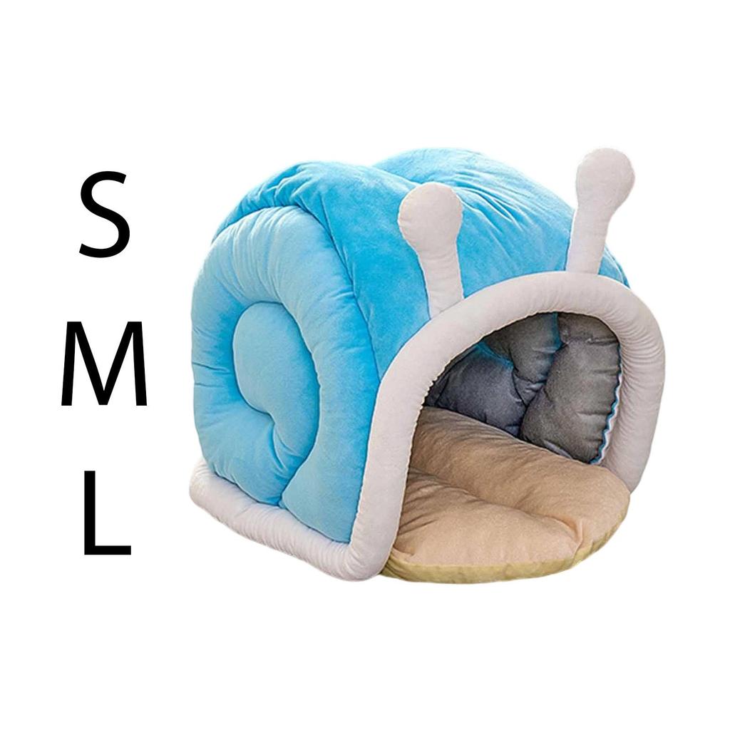 Pet Cat Bed Kitten Cave Unique Non Slip Bottom Playing for Indoor Cats Lightweight Winter Bed Puppy Kennel Cat House