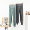 Modal Women's Harem Pants - Spring/Summer Solid Color High-Waisted Draped Loose-Fit Casual Yoga Dance Sport Pants