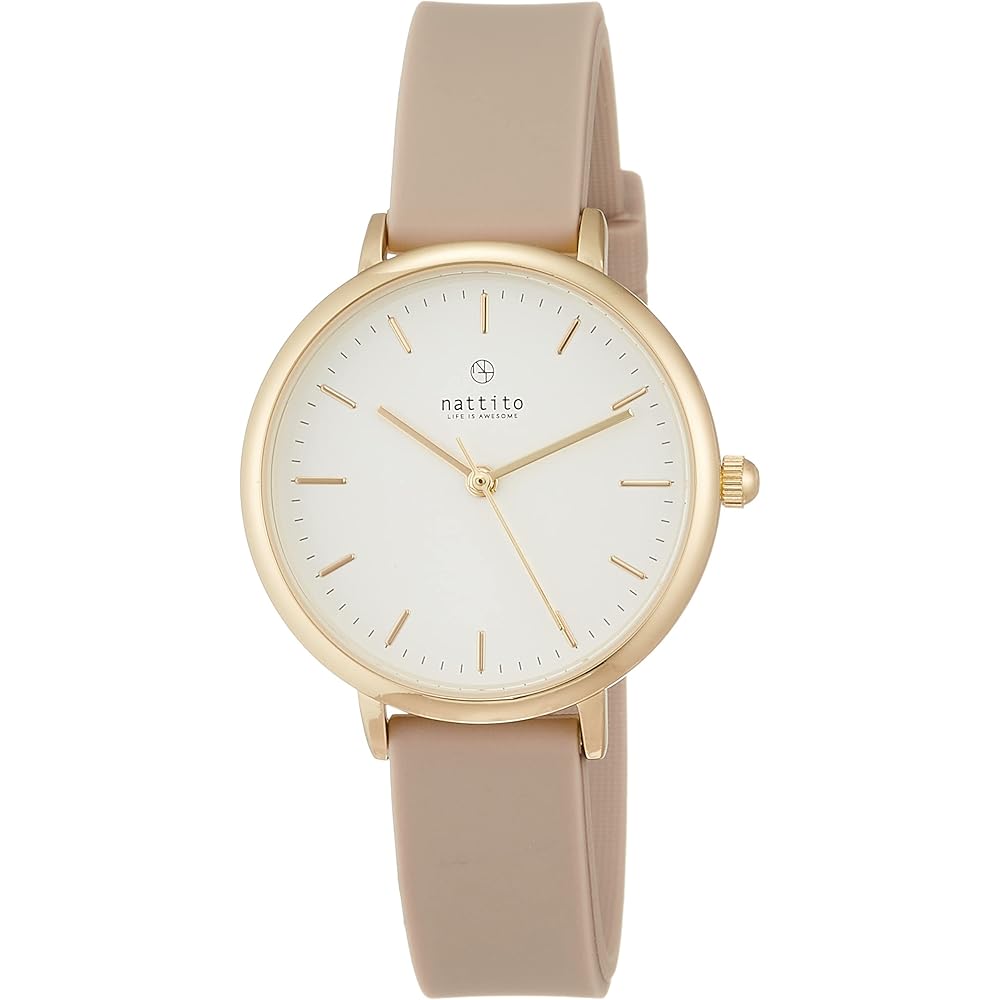 Fieldwork Analog Watch NF Soira Nickel-Free Silicone Strap YM031-2 Women s Gray