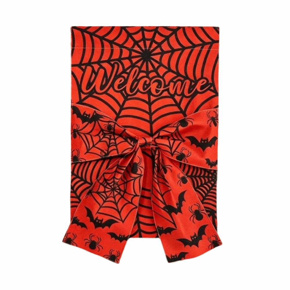 Washable Halloween Decoration Cloth Fall Garden Flag Multiple Styles Sign Outdoor Decoration Deck
