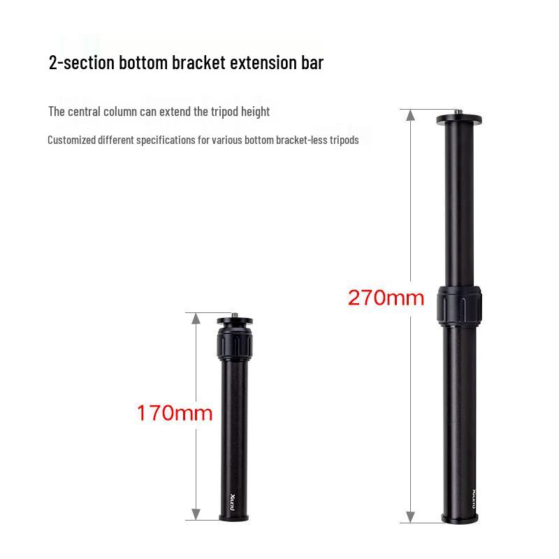 Reverse Phase Long Rod Tripod Extension Center Column for DSLR Cameras