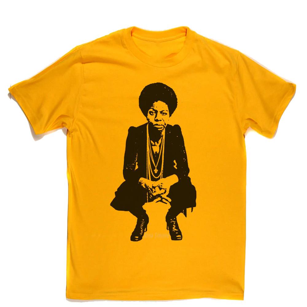 Nina Simone T-shirt Yellow Unisex Tee All Sizes S to 5XL Unisex T-Shirt XXL