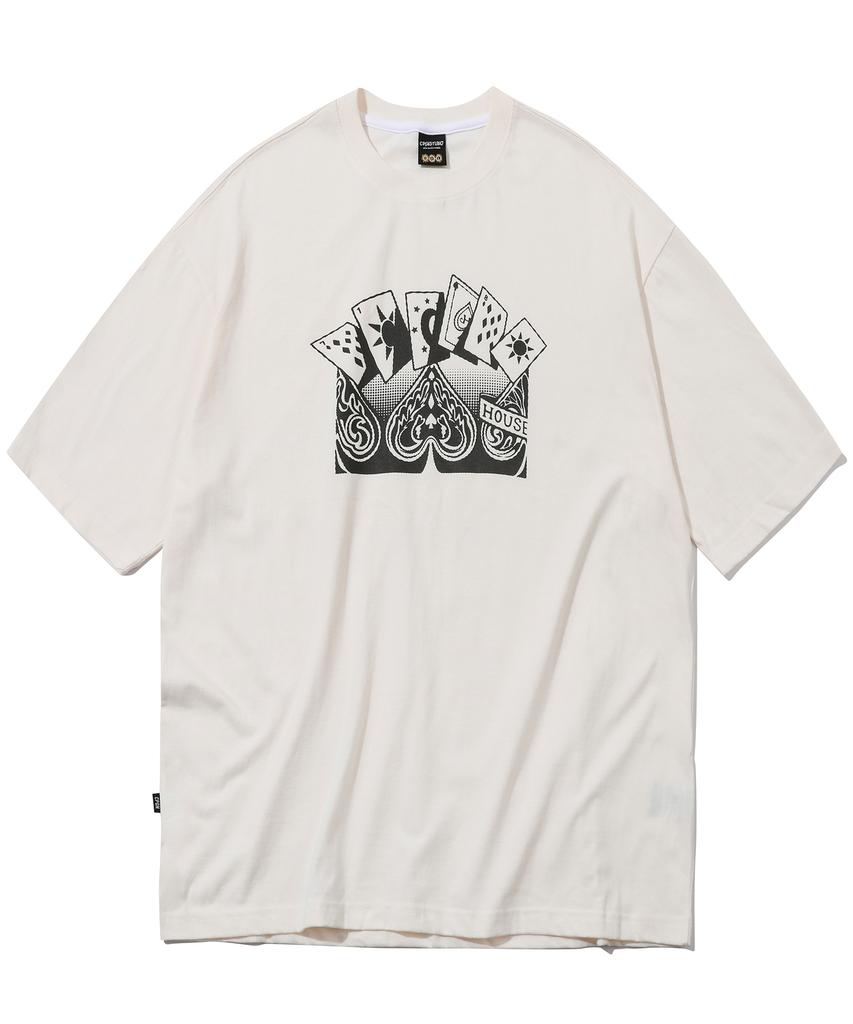 CPGN STUDIO Sperdil Short-Sleeve T-Shirt Cream