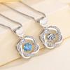 Double Love Necklace for Women Clavicle Chain Trendy Pendant Simple Temperament Niche Couple Light Luxury