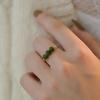 Jasper Personality Sweet Light Ring Luxury Temperament Niche Personality Ring