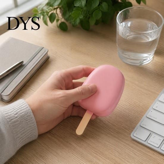 Popsicle Shaped Fidget Toy Crispy Squeeze Toy, Wax Cracking Ice Cream for Stress Toys Relief, Crackable Lolly Home Office Classroom Calming