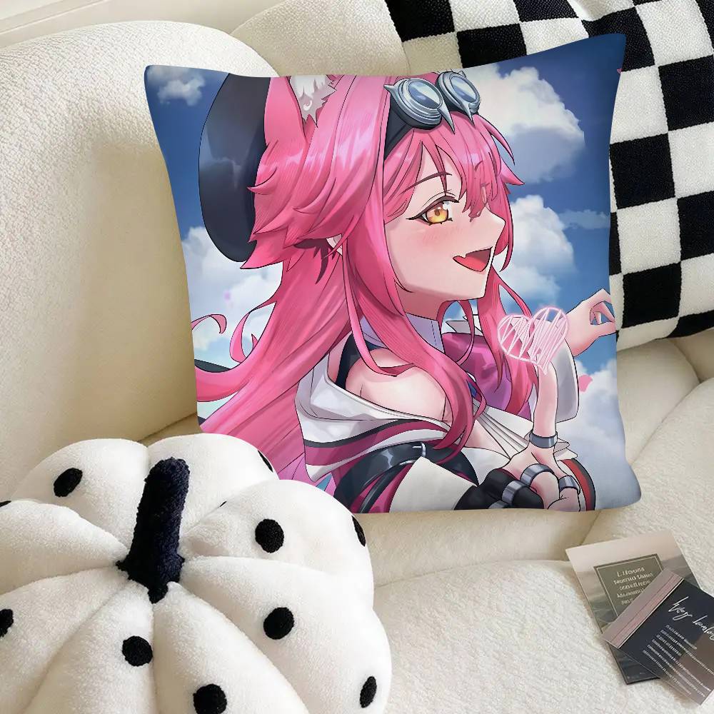 Raora Panthera Anime Pillow Case Square Pillow Bedroom Sofa Leisure Comfort Cushion Car Home Decoration