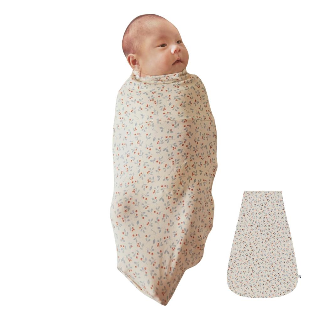 Newborn Deep Sleep Swaddle IHDI Soft Helps Baby Moro Prevents Night Back Baby Shower Gift Red Berry [Konny] Pouch, Certified, Bag-Shaped,