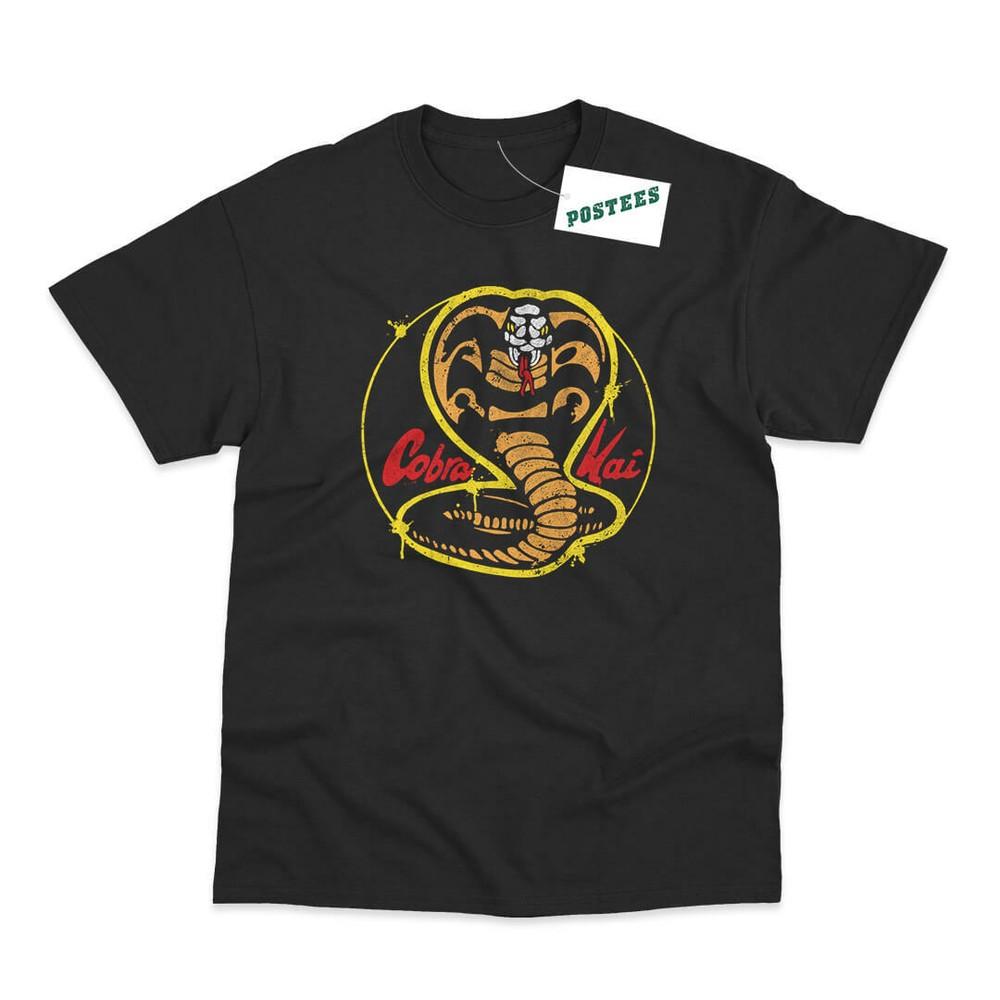 

Cobra Kai Spray Paint Style DOJO Logo Inspired by The Karate Kid Kids T-Shirt 3XL