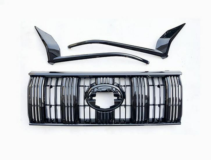 Fits Toyota Prado Land Cruiser 2010-2020: 3.5 Front Grille, 4000 Air Intake Grille, 2700 Middle Grille Modification Parts.
