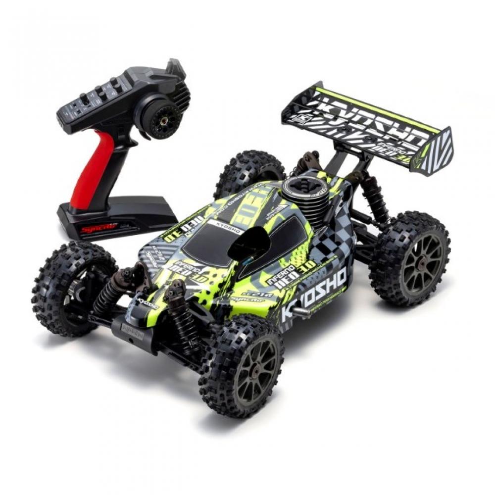 

Kyosho Внедорожник для гонок 4WD масштаба 1:8 Readyset Inferno Neo 3.0 Цветовой тип 6 Желтый