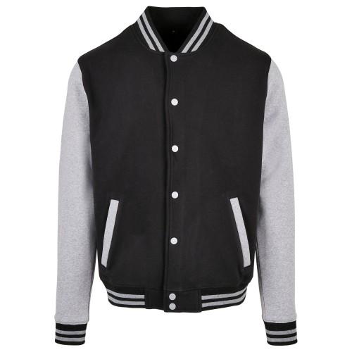 

Build Your Brand Mens Basic Varsity Jacket M