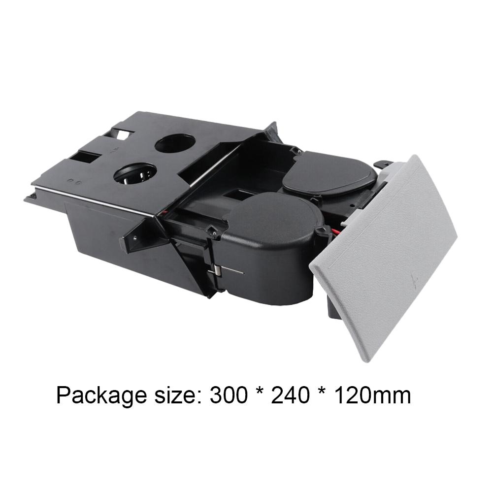 Aschenbecher Becherhalter Ständer RHD Grau 7H285860130T Für VW T5 Transporter 2003-2013 Auto Vorne Dual Wasser Tasse Getränkehalter