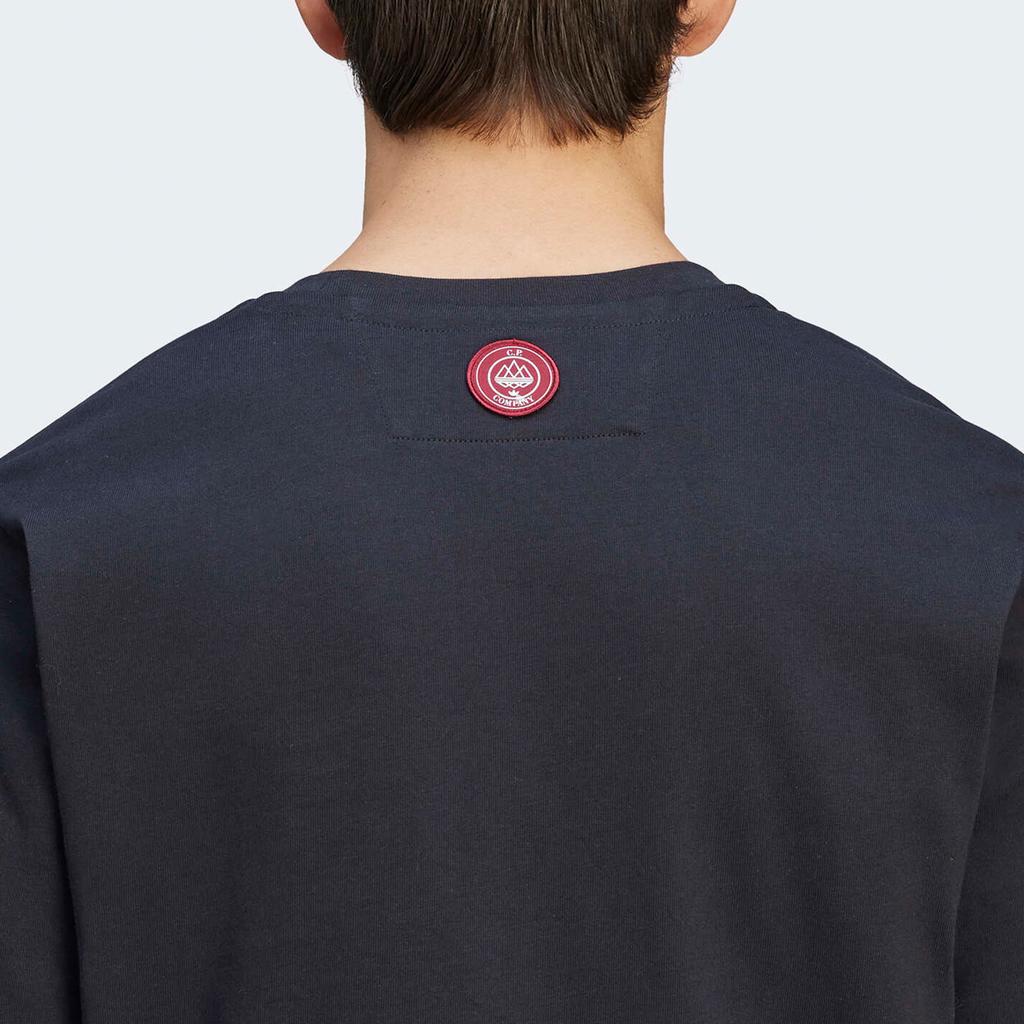Adidas Originals X C.P. Company Collaboration FW24 Minimalist Comfortable Vintage Long Sleeve T-Shirt Unisex Tops Black JN8656