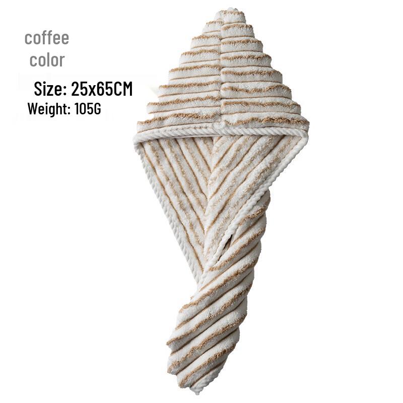 Cationic Quick-Dry Hair Towel Cap