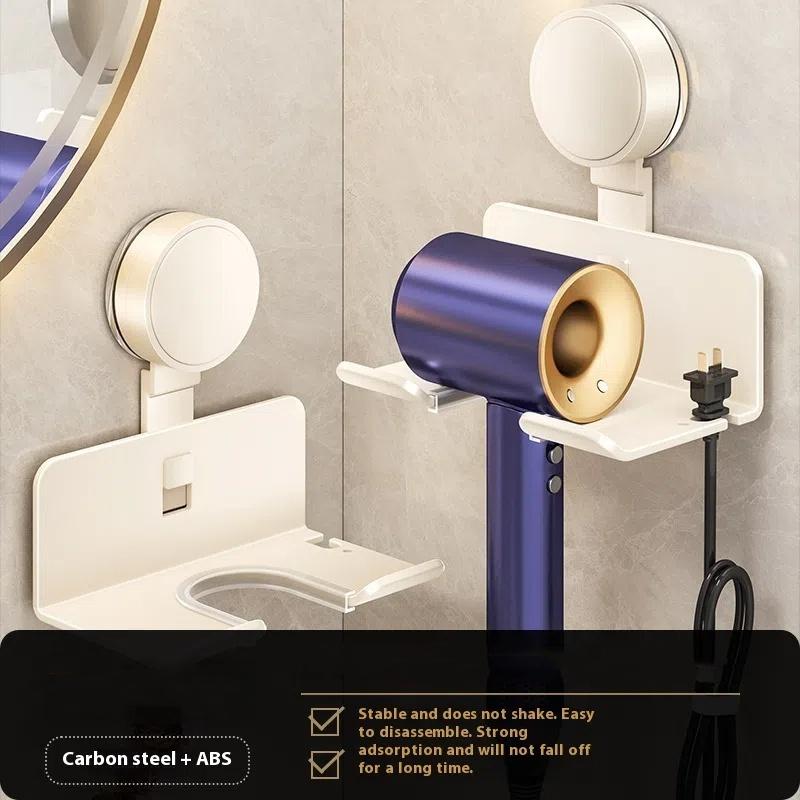 Hair Dryer Holder Wall Dryer Cradle Straightener Stand Hairdryer Organizer Box Toilet Blower Holder Shelf Bathroom Accessories