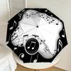 1PC Music Notes Umbrella-8-Rib Reinforced, Automatic Open, Lightweight & Durable, Cute Fashion Accessory for Outdoor-W172