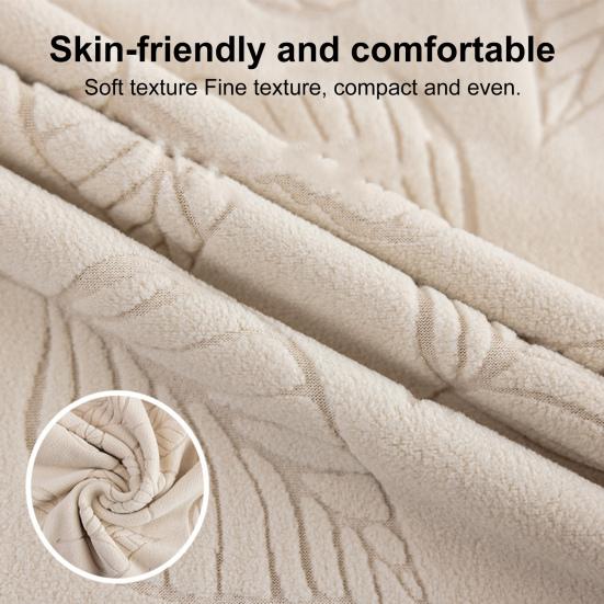 Chair Cover Dustproof Stretchable Soft Fabric Prevent Cat Scratching Elastic Bottom Anti-slip Chair Protective Sleeves for Dinning Chair