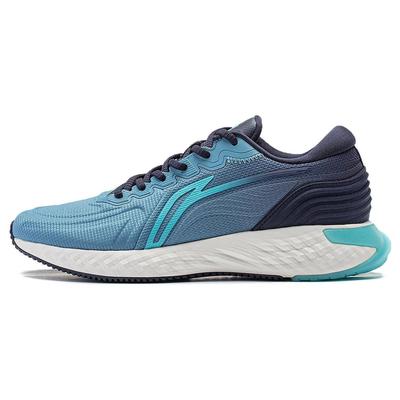 Li Ning Protective Cloud Comfortable Shock Absorption Low Top Running Shoes Men Sneakers Blue ARST057-3