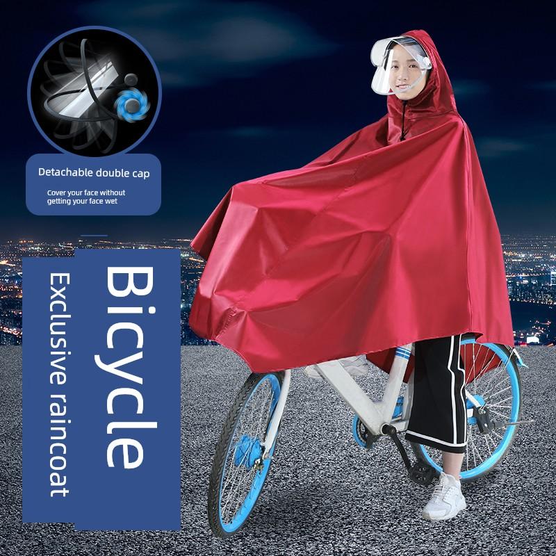 Bicycle Raincoat for Students, New Summer Model, Electric Bicycle, Cycling, Long Full-Body Rain Poncho for Heavy Rain Protection