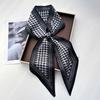 Scarf Women Dot Print Long Silk Feeling Bag Tie Neck Skinny Scarves Female Foulard Hairband Print Lady Neckerchief Ribbon