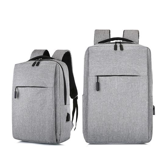 Unisex Batoh na notebook Oxford Tkanina Vodotěsný Batoh Vícekomorový Batoh s USB nabíjecím portem pro Služební cestu Práci Školu