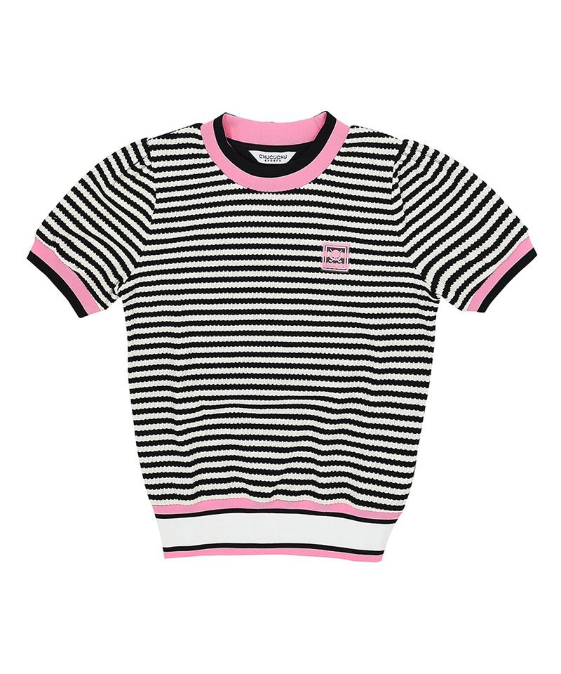 Полосатый топ Chuku Chu C23M-Ts005W (черный) Black/Xs