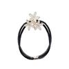 Koreanischer Retro Cat Eye Strass Blume Haargummi Elastisches Stirnband