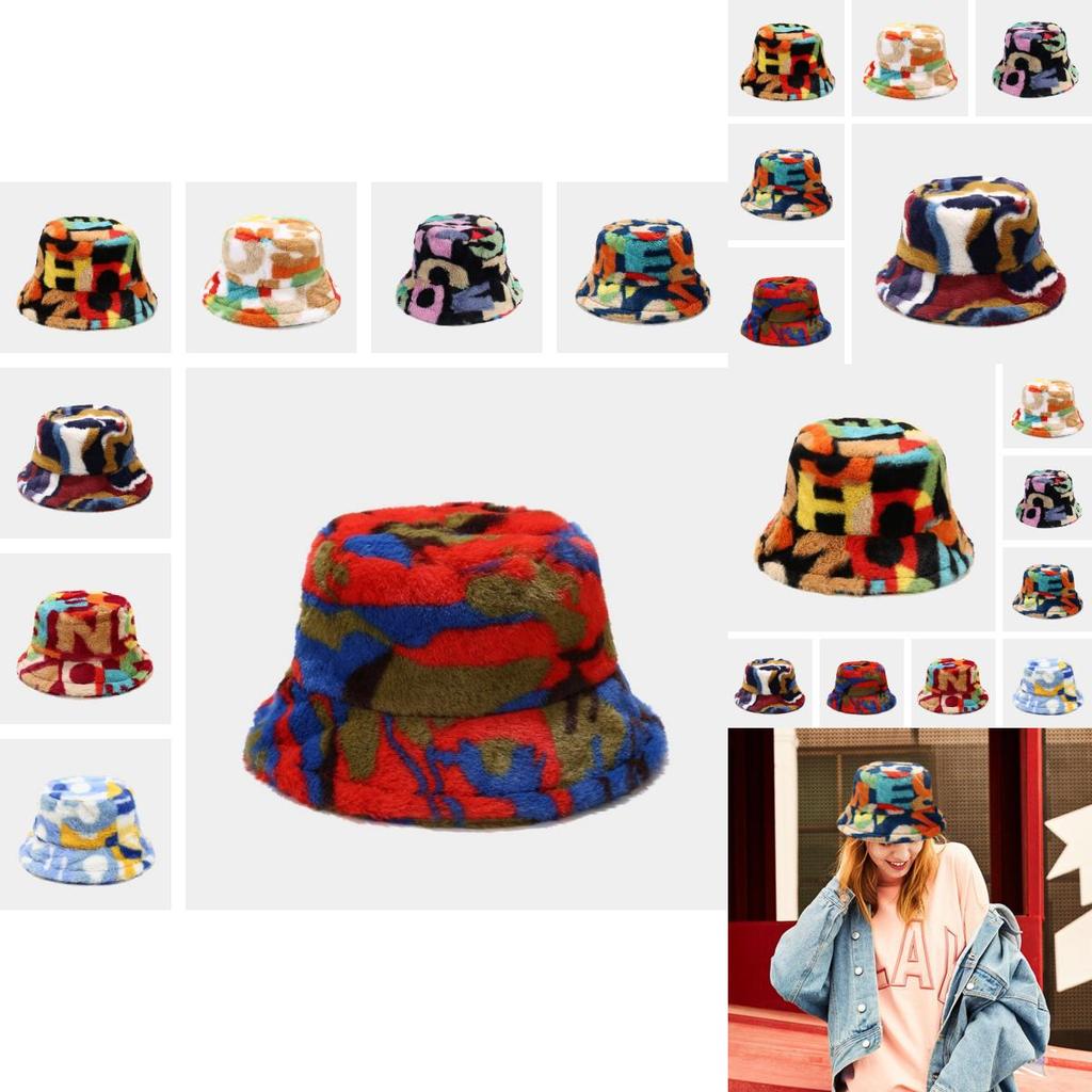 Creative Colorful Printed Fisherman Hat For Women Fashionable And Stylish For Autumn And Winter