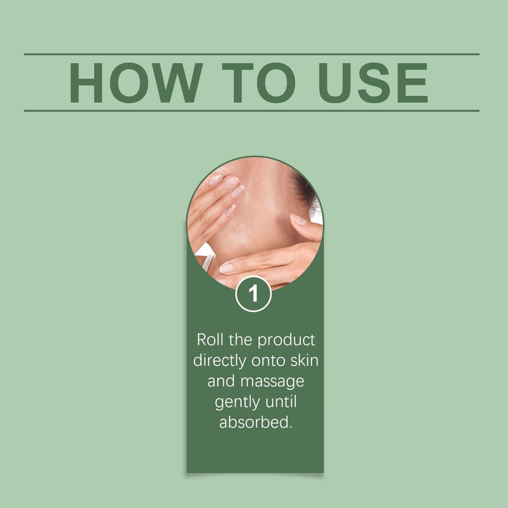 Oil Roll- for Hair and Scalp - Natural Moisturizing Oil in Roller Bottle - Easy Application for Eyelashes and Eyebrows