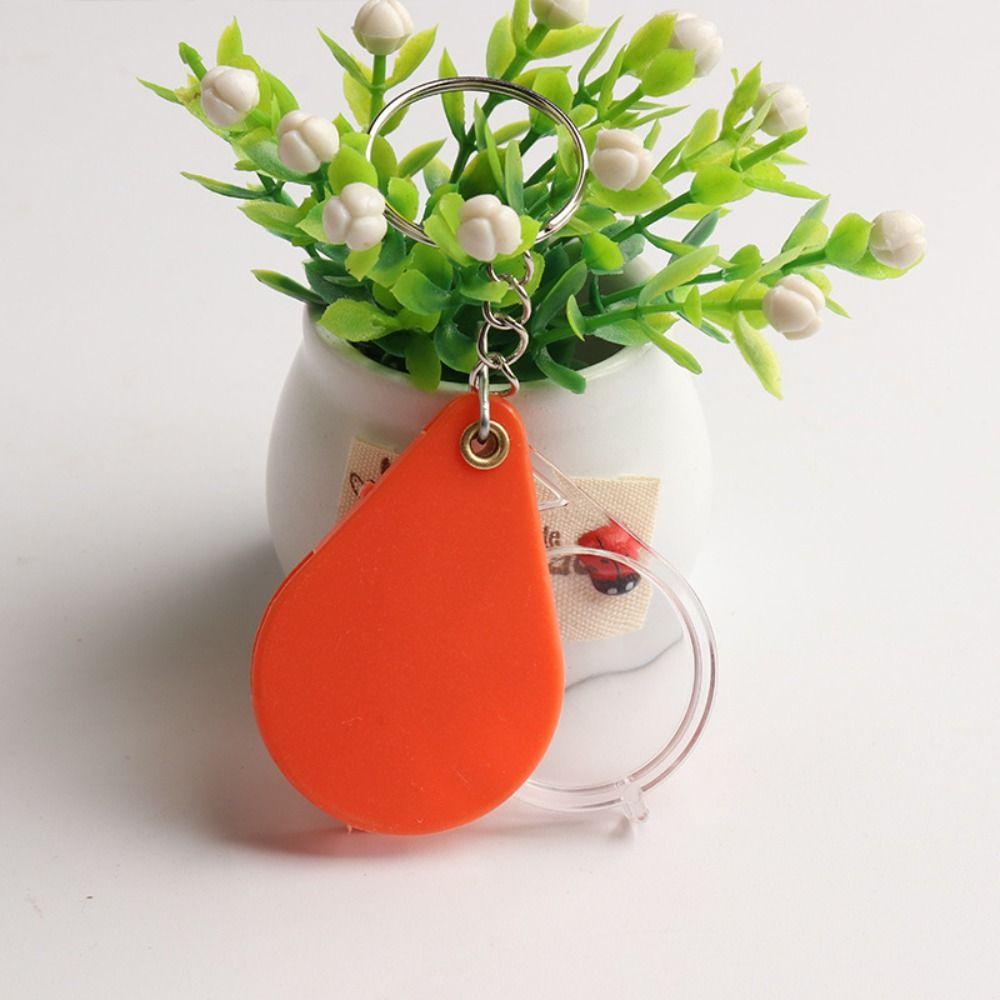 Loupe Key Ring Glass Lens Folding Magnifier Microscope Magnifier with Key Chain Magnifying Glass