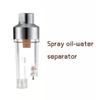Système de filtre en ligne Mini aérographe 1/4PC - Séparateur d'huile et d'eau efficace et piège à humidité pour une peinture à l'aérographe fluide