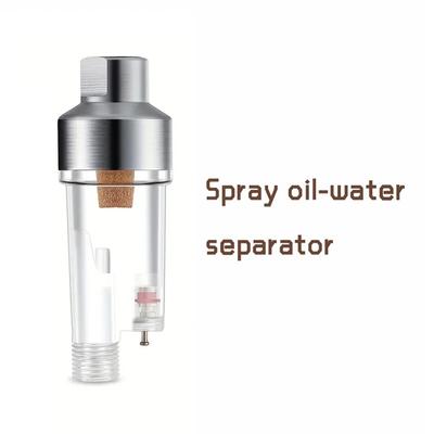 Système de filtre en ligne Mini aérographe 1/4PC - Séparateur d'huile et d'eau efficace et piège à humidité pour une peinture à l'aérographe fluide