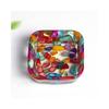 Resin Geometric Dismagnetization Bowl With Natural Crystal Fill For Modern Living Room Decor