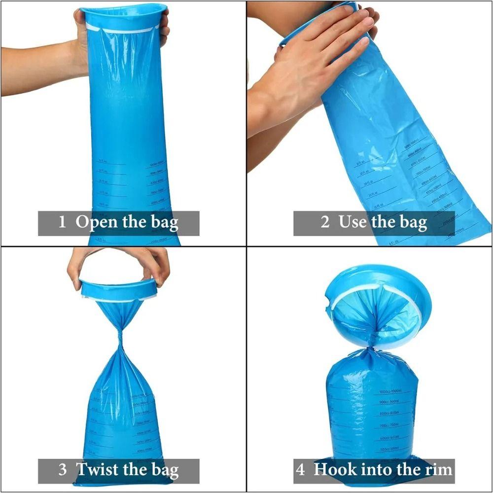 10Pcs Portable Nausea Vomit Bag Leak Resistant Vomit Cleaning Bag Disposable Barf Bags  Taxi Drivers