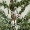 Klare Acryl Weihnachtsdekorationen Weihnachtskugel Elegante Religiöse Dekoration mit Aufhängeseil Winterparty Geschenk