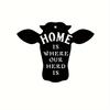 Cow Metal Sign Wall Art Home Herd Decor Rustic Farmhouse Decor Metal Tin Sign