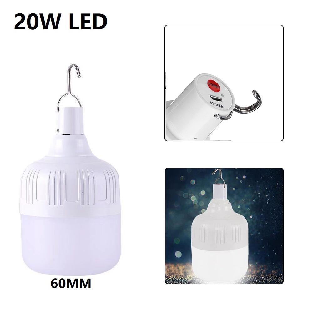 USB Rechargeable LED Outdoor Activities 80W Night Light Bulb