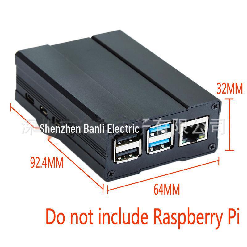 Raspberry Pi 4B Aluminum Alloy Heat Dissipation Shell