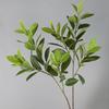 Large Artificial Ilex Chinensis Realistic Fake Plants Pachira Branches  Home Living Room Decor
