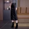 2025 Neue High-Waist Midi Leder Bleistiftröcke für Herbst/Winter